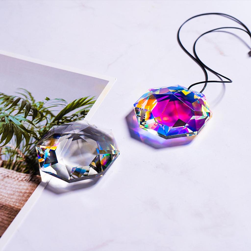 Crystal Sun Catcher cho cửa sổ Crystal Prism Cầu vồng cho cửa sổ Sun Catcher Lăng kính Mặt dây chuyề