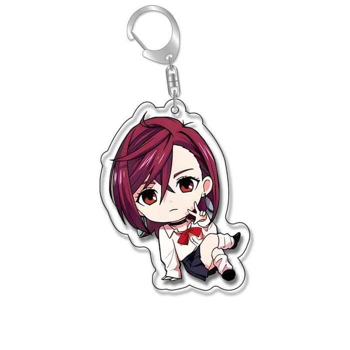 Gantungan Kunci Dandadan Akrilik Transparan Keychain Okarun Ganci Anime Ayase Aira Souvenir Hadiah -