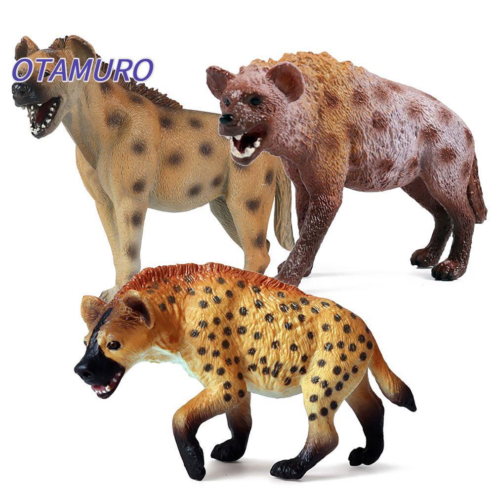 RANERVZZ Spotted Hyena Mô hình Khoa học & Đồ chơi giáo dục Trẻ em Nhận thức Mô phỏng Động vật hoang 