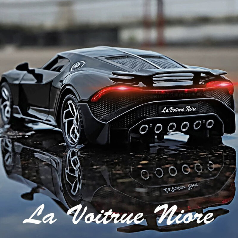 [RUM] Mẫu xe hợp kim DIIE-CAST Bugatti La Voiture Noire 1: 32 Đồ chơi hiệu ứng ánh sáng & âm thanh c