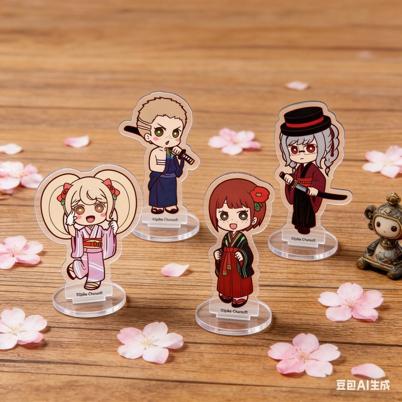 Danganronpa Anime 6CM Mini Acrylic Stand Collecting Kuzuryu Peko Hiyoko Mahiru Doll Anime Figure Mod