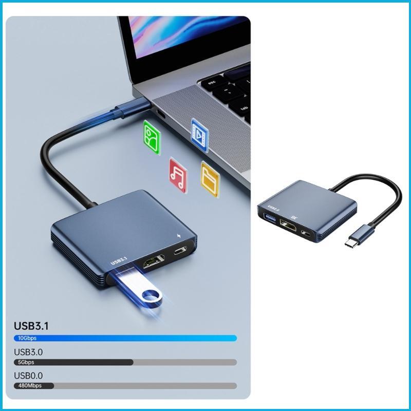 USB C To  1.4 Adapters Featuring 8K 60Hz Resolution HDTV 4K Output PD Charging