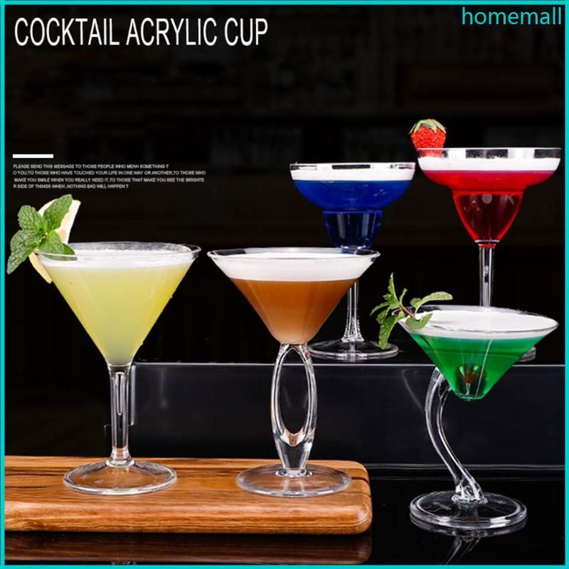 HO Ổn Định Chất Liệu Acrylic Martinis Ly Acrylic Martinis Cốc Mini Cocktail Ly Trong Suốt Acrylic Ly