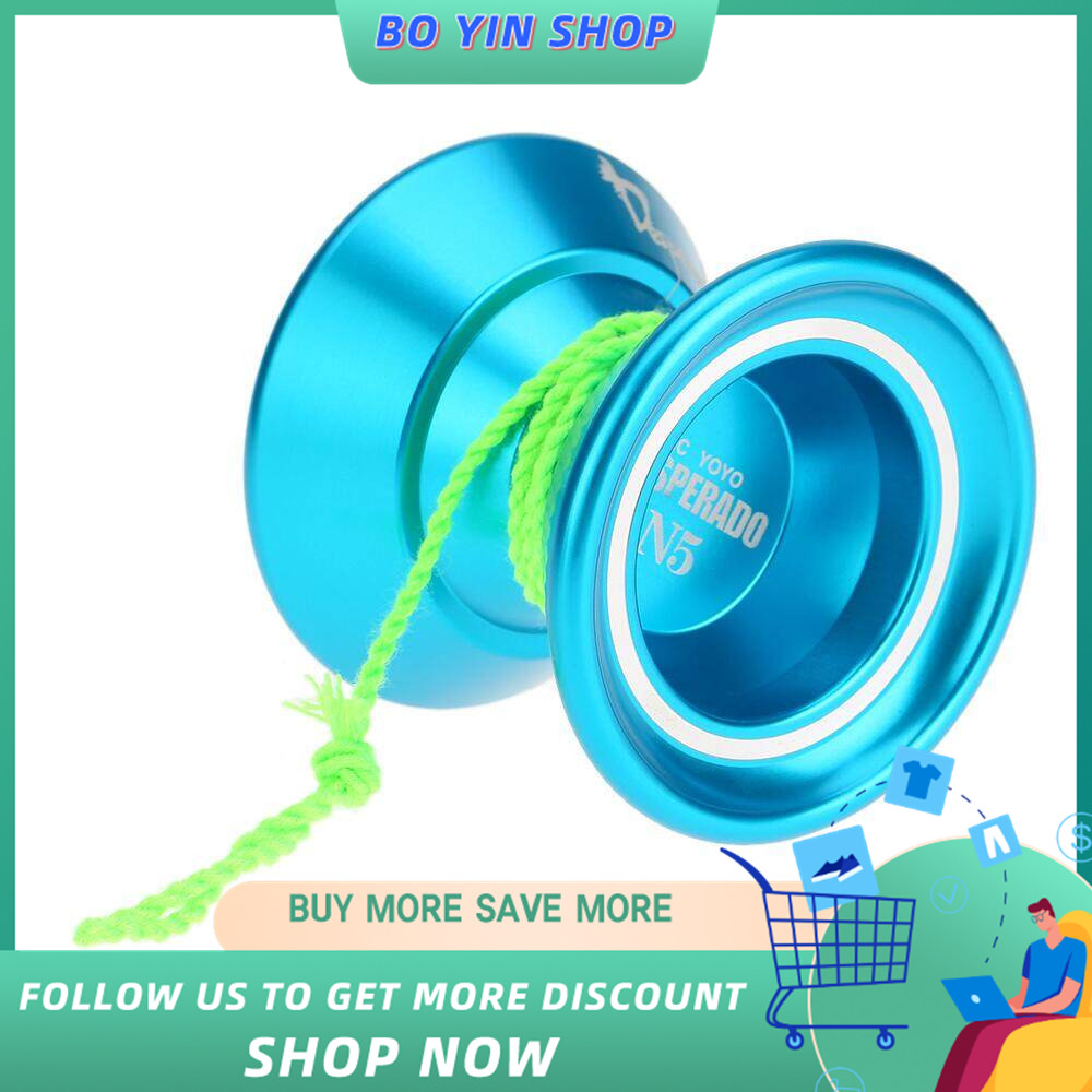 Chuyên Nghiệp Magic Yoyo N5 Desperado Hợp Kim Nhôm Kim Loại Yoyo 8 Bóng KK Mang Có Dây Quay Cho Trẻ 