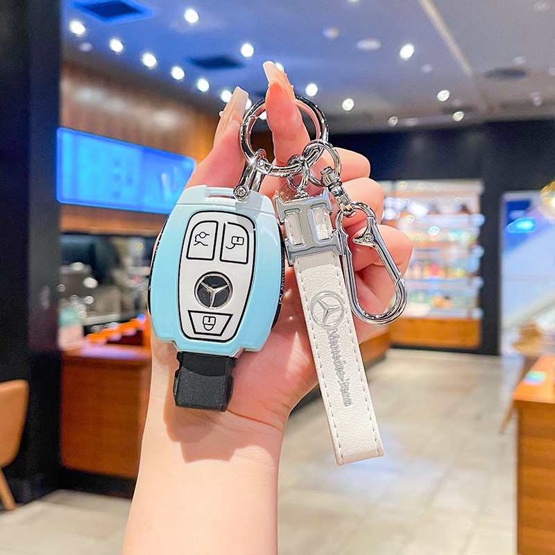 Thích Hợp Cho 2013 Mercedes-Benz GLA200 Chìa Khóa A220 Xe glk300 Vỏ B-Class g63 Túi Phong Cách Cũ r3