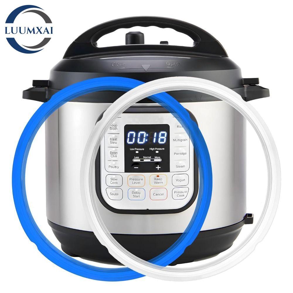 Vòng niêm phong nồi áp suất LUUMXAI, Chịu nhiệt độ cao 3 / 4 / 5 / 6 / 8 Quarts Nồi cơm điện Vòng si