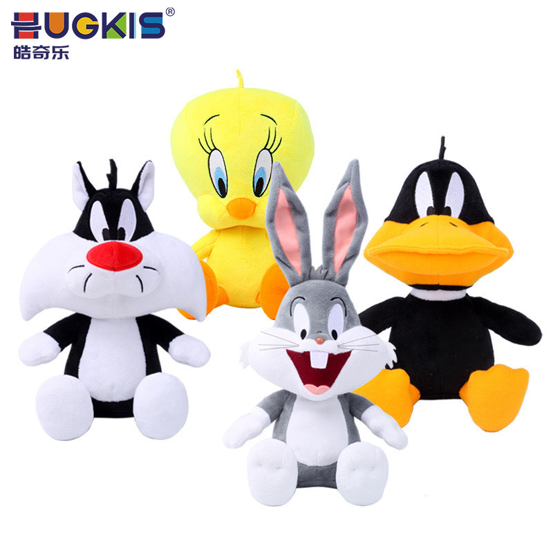Spot Goods#Looney Tunes plush toy Bugs Bunny doll, Bugs Bunny stuffed toy, Tweety plush toy, childre