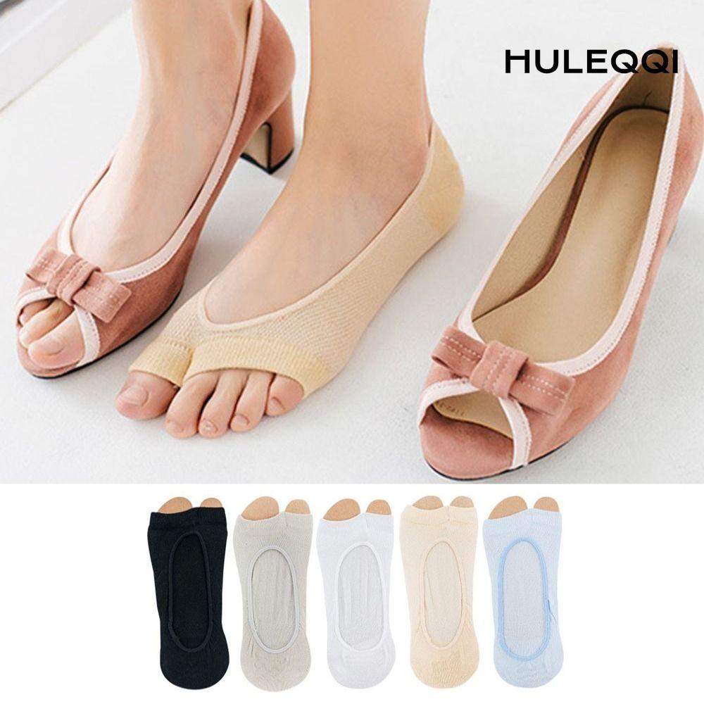 Tất HULEQI Mouth Fish Cut, Ngón Chân Thoáng Khí từ Bông Mỏng - Phù Hợp Size EUR 35-40