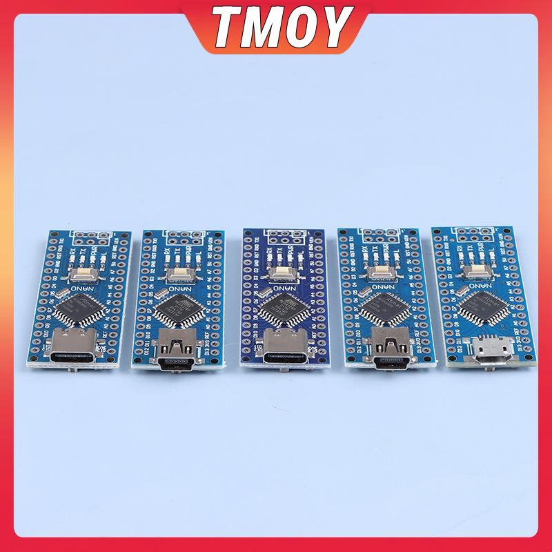 TMOY MINI USB Cho Nano V3.0 ATmega328P CH340G Bảng Điều Khiển Vi Cho Arduino Type-C / Micro USB 328P
