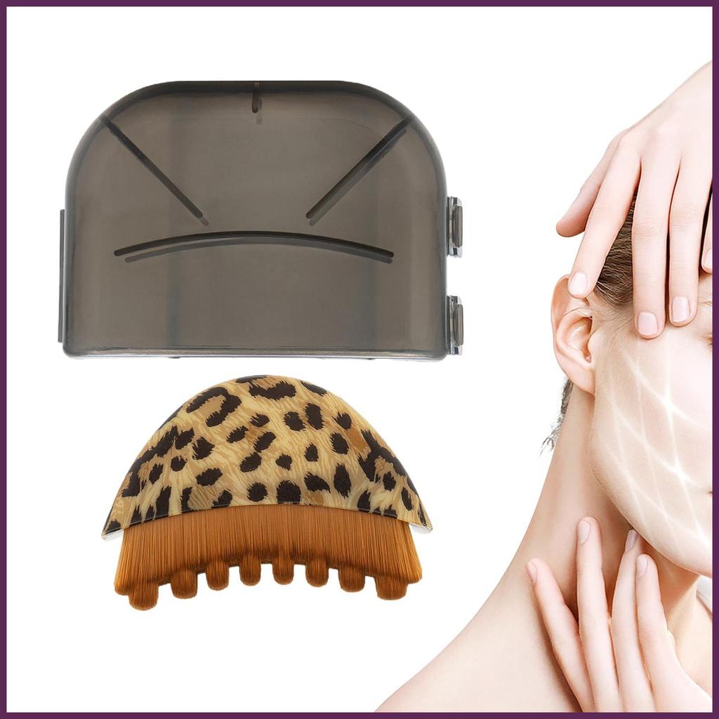 Contour Face Brush Soft Chin Sculpting Tool Lymphatic Contour Face Brush for Traveling Business Trip