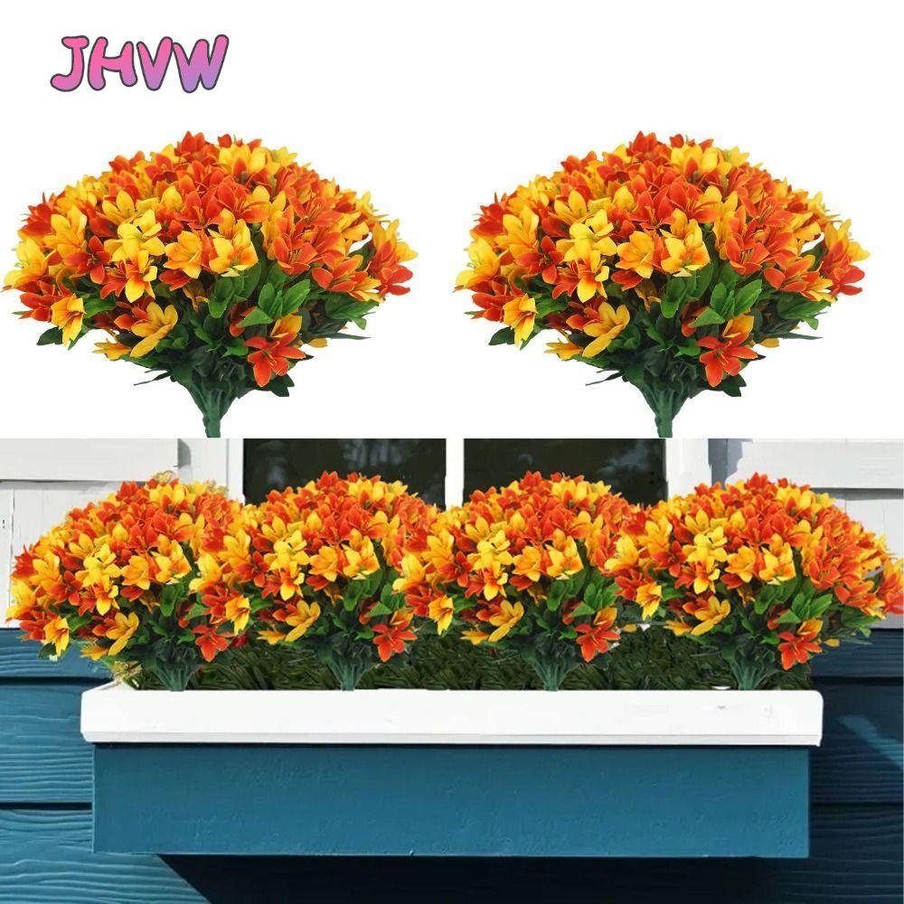 JHVW Nhân Tạo Morning Glory, Cây Giả Thực Tế Morning Glory Hoa Nhân Tạo, Chất Lượng Cao DIY Hoa Mềm 