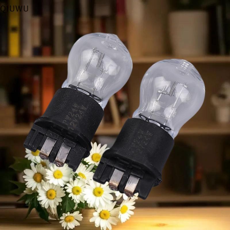 QIUWU 12V / 24W PW24W Đèn Halogen Cho A4 / CC Golf MK7 BMW F30 3 Series Skoda Yeti Đèn Chạy Ban Ngày