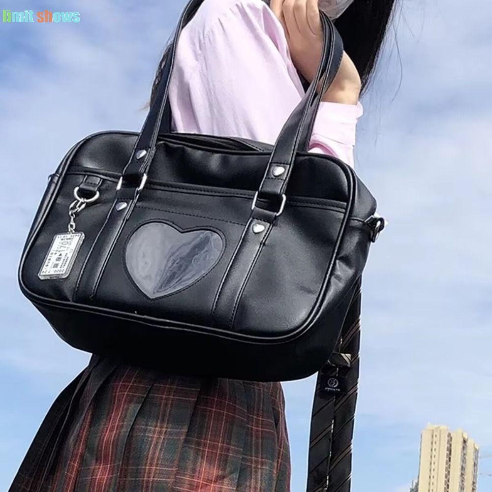 GIỚI HẠN HIỂN THỊ JK Đồng Nhất Túi Đeo Vai, Túi Đeo Ngang Da PU JK Tote, Vintage Trái Tim Tình Yêu Đ
