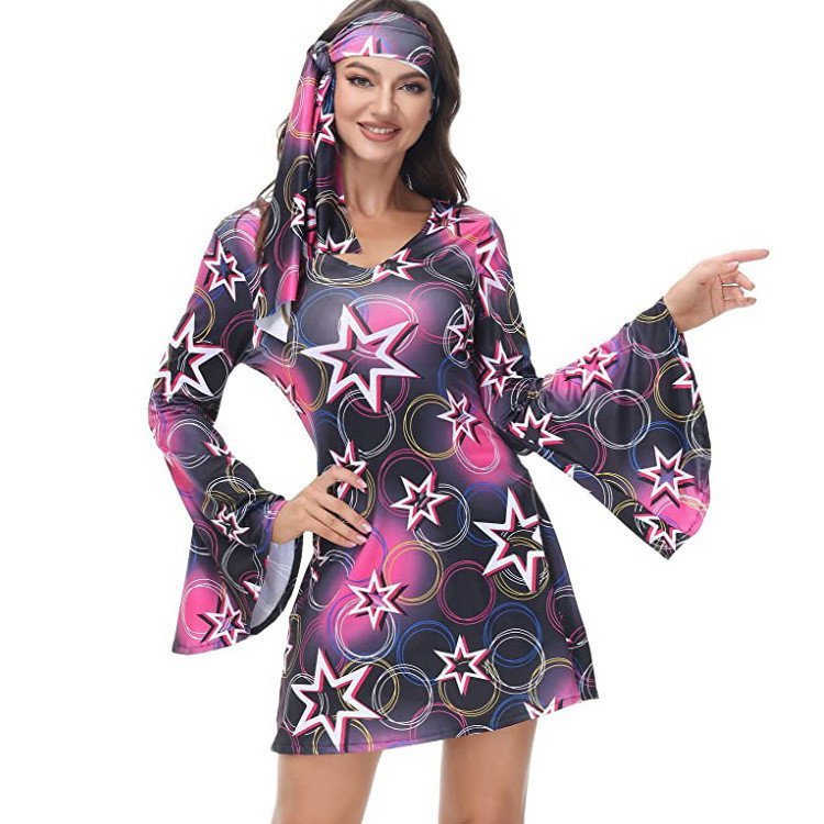 Xu hướng mới cho Halloween thu đông: Quần áo nữ style hippie disco