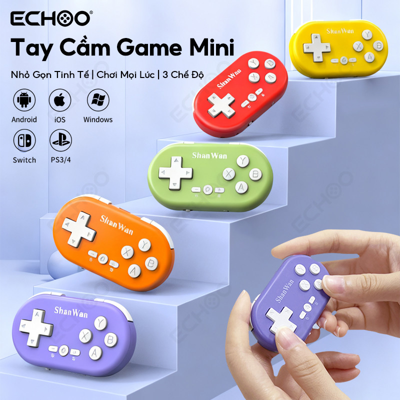 Q36 Tay Cầm Chơi Game Bluetooth Mini Gamepad Không Dây Cho Android iOS PC Controller Gaming Mobile