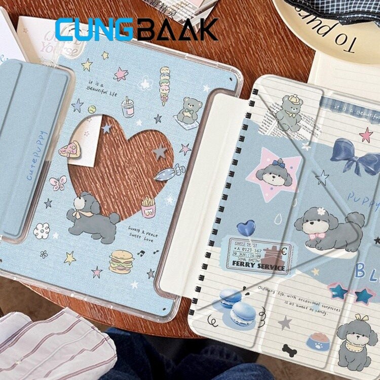 CUNGBAAK Ốp iPad Air 7 hoa văn đẹp | Dành cho Mini 6 7 iPad 7 8 9 10.9 Pro M2 M3 11 13 M2 M3