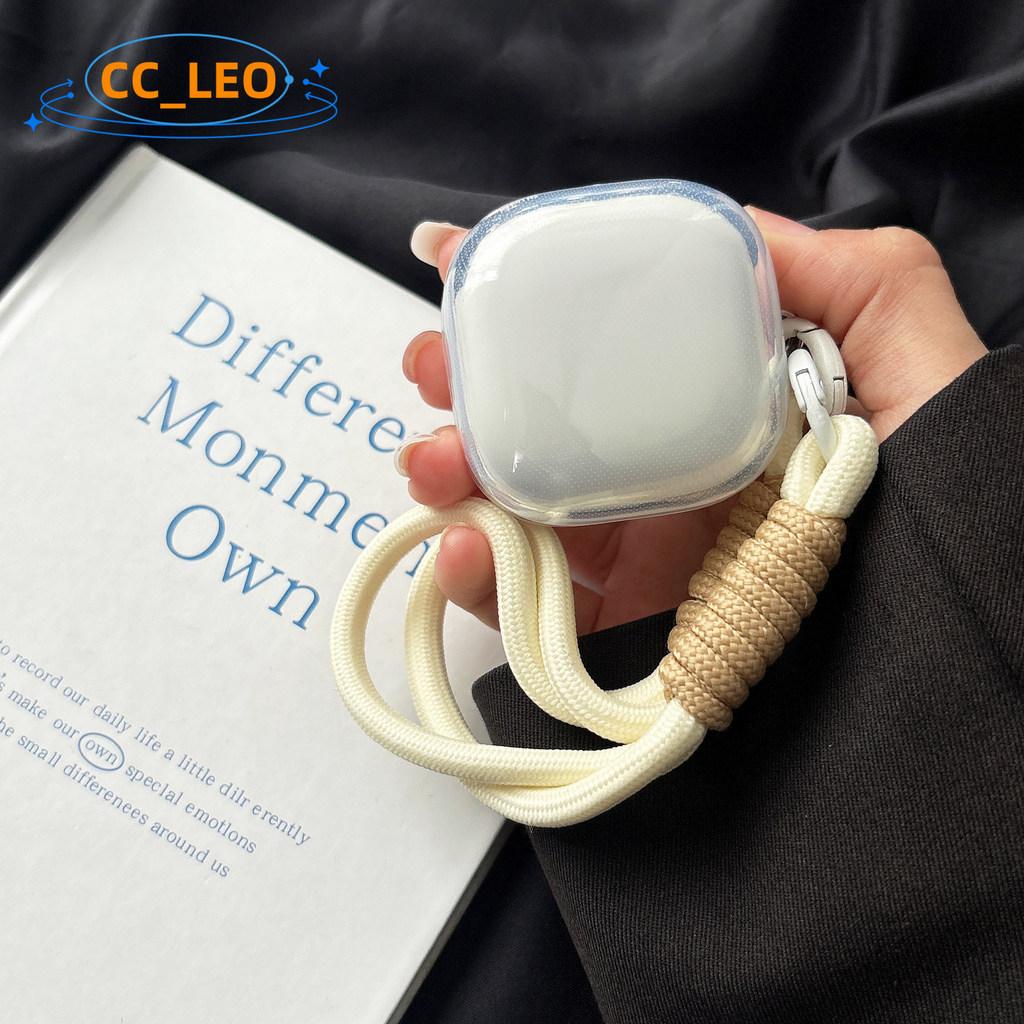 for Sony LinkBuds Open Case Clear TPU Soft Case Cute Lanyard Pendant Suitable for Sony LinkBuds Open