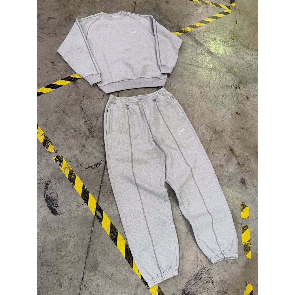 DM9R Corteizhiphop Hip-Hop Embroidered Letter Knitted Sweatpants for Men Trendy Sports Casual Jogger