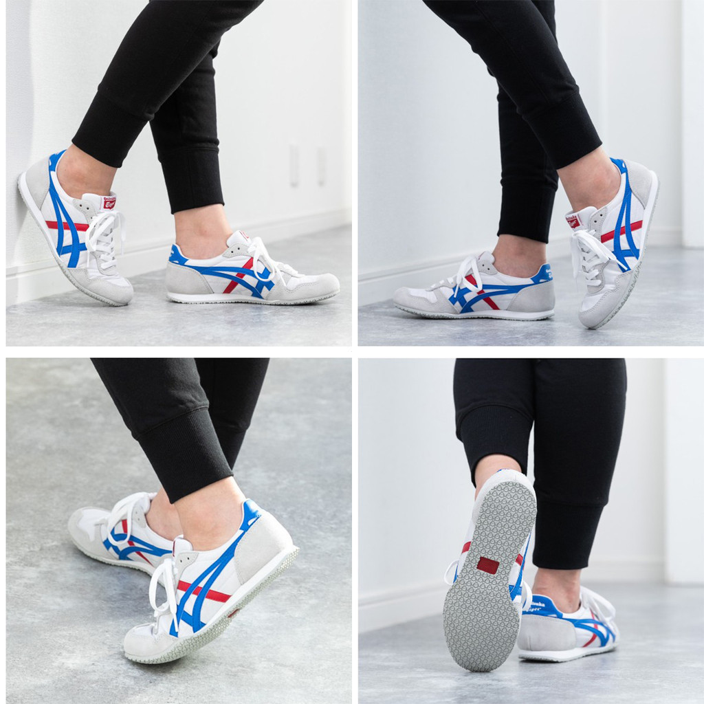 4SGN 2025 Onitsuka Tiger Serrano Nylon Low-Top Nhẹ Mềm Mại Thoải Mái Giày Unisex Giày Thường Size 36