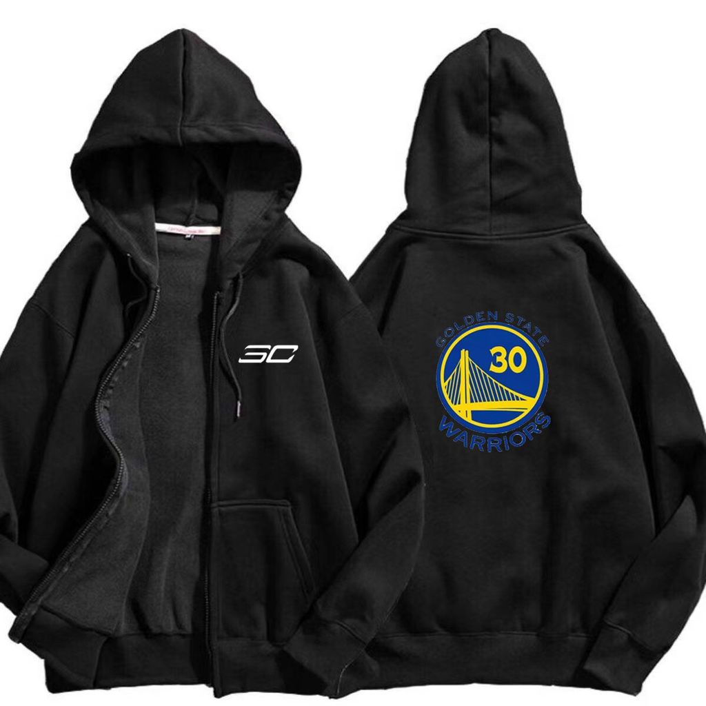 Sản phẩm mới: Áo khoác bóng rổ nam Warriors Curry và Lakers James Irving, có mũ trùm đầu