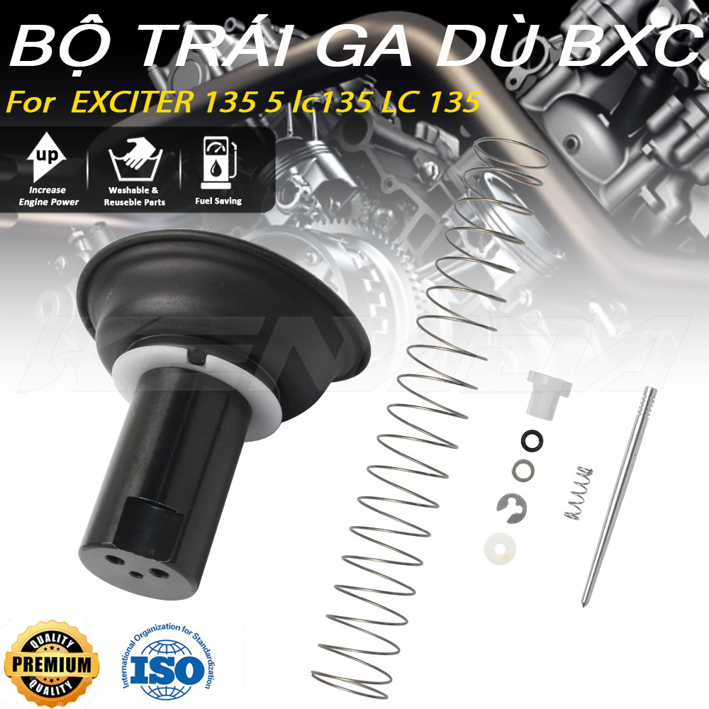 BỘ TRÁI GA DÙ BXC XE EXCITER 135 5 lc135 LC 135 135SỐ HÀNG CHUẨN`