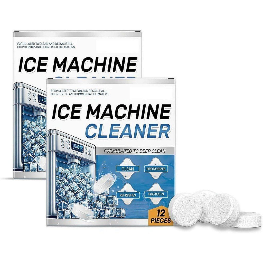 Ice Machine Cleaner Ice Maker Descaler Ice Maker Cleaner Solution 24 Viên sạch Tương thích với Opal,