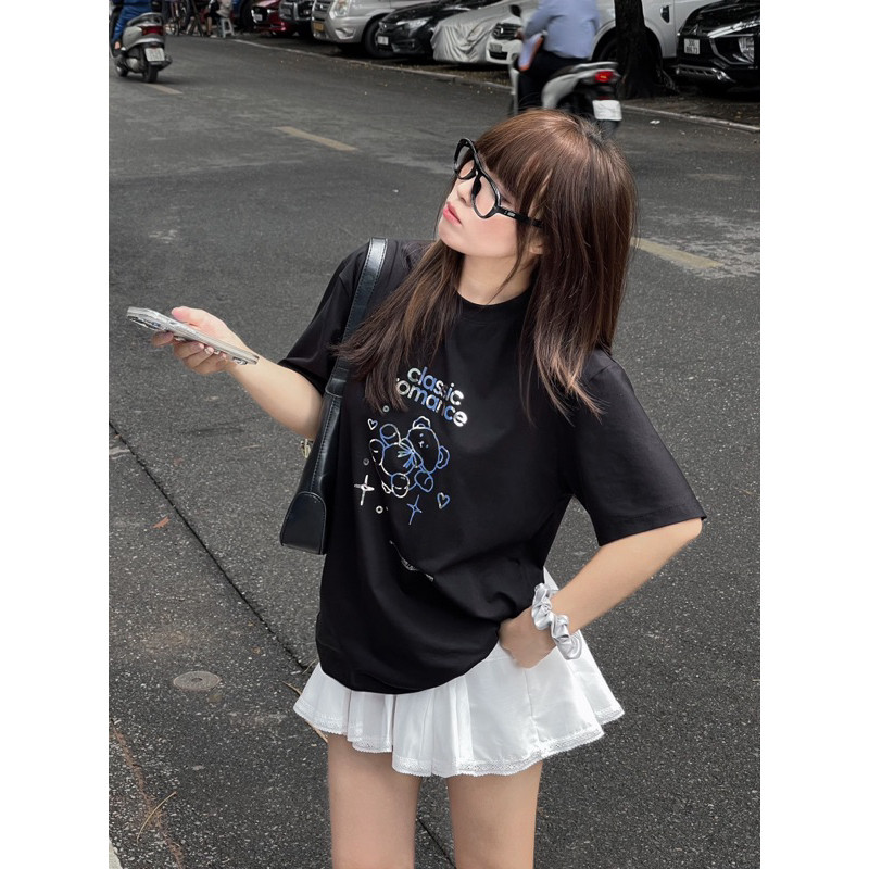 (COD) Áo phông unisex cotton Classic Romance co giãn By Jolie Byjolievn