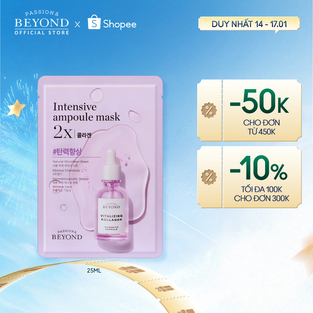 [Beyond Official] Mặt nạ săn chắc da Beyond Intensive Ampoule Mask 2X Collagen 25ml