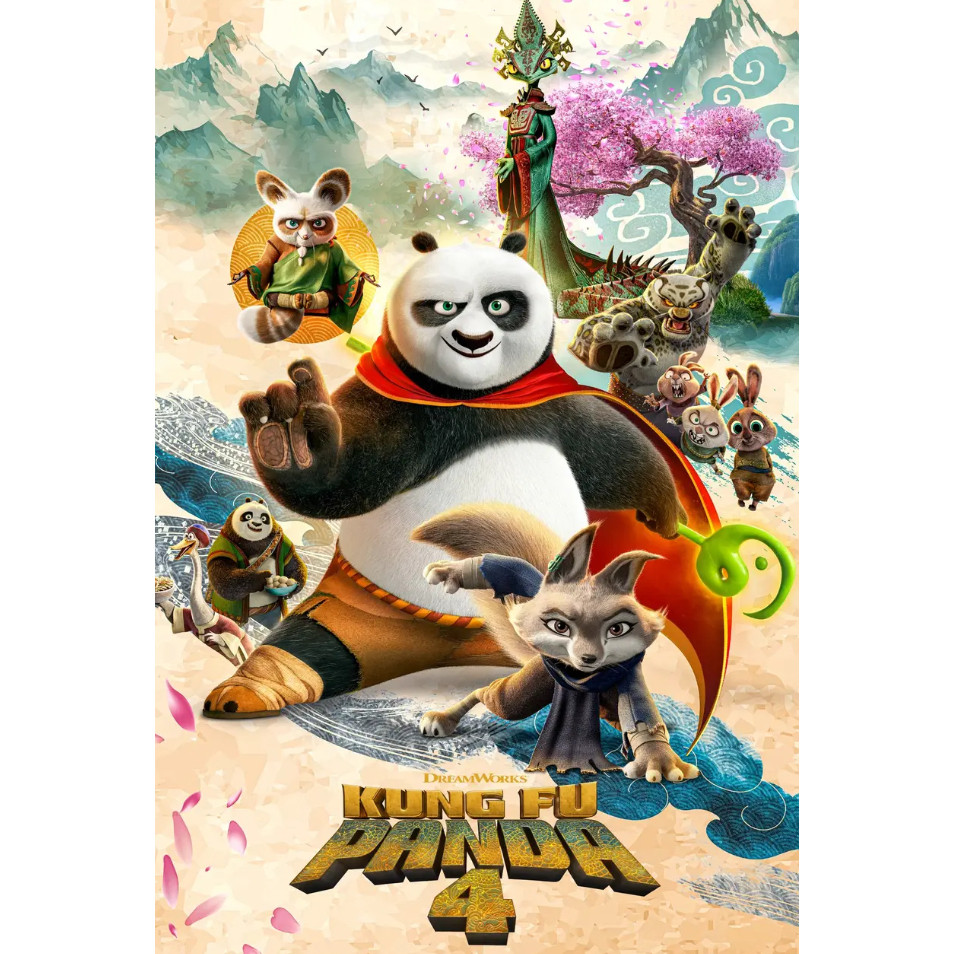 [Tiếng Anh] Blu-ray HD Movie 4K UHD 1080P Kung Fu Panda 4