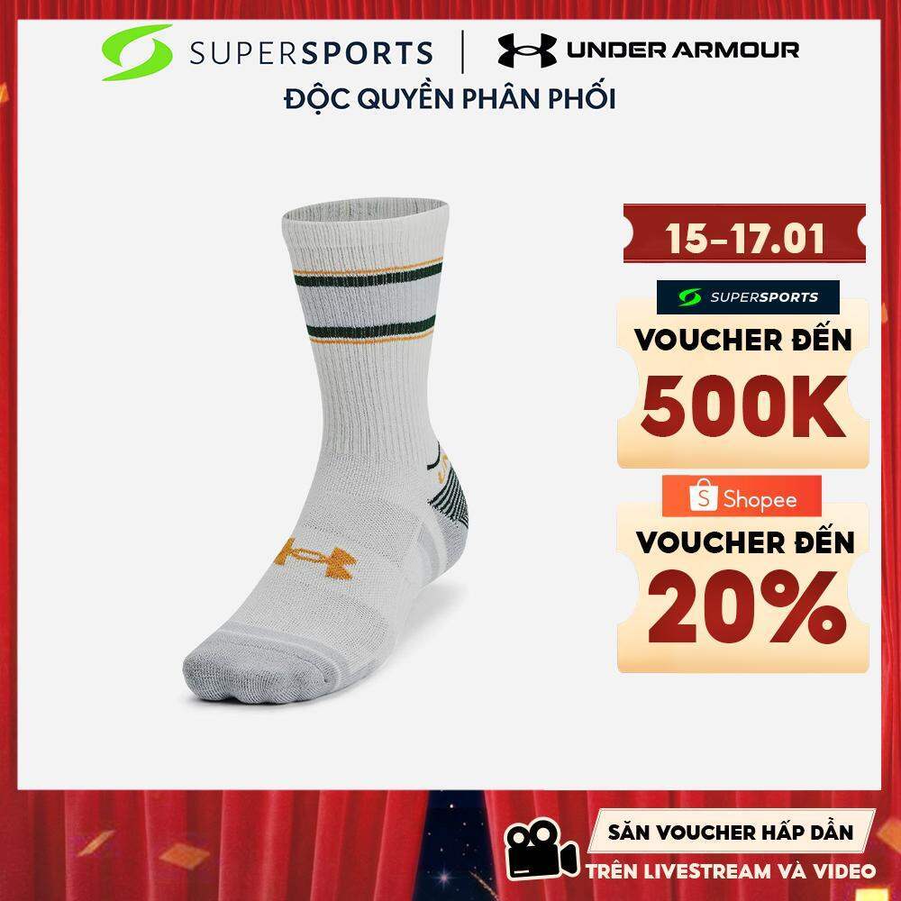 Vớ Thể Thao Under Armour Slipspeed 2Pack - Trắng  - 1387188-114