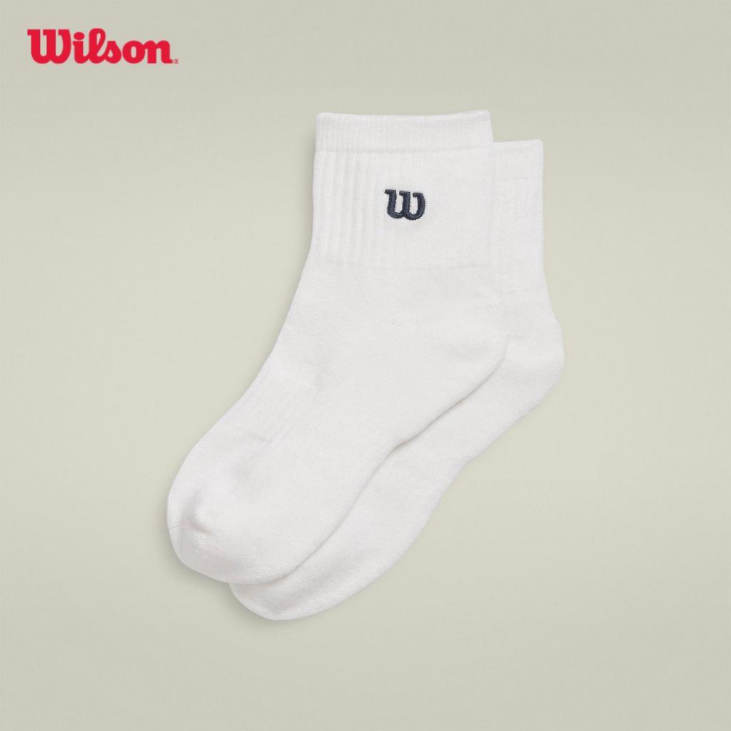 Wilson U Quarter-Length Logo Sock Tất Cao Cổ WU00015331