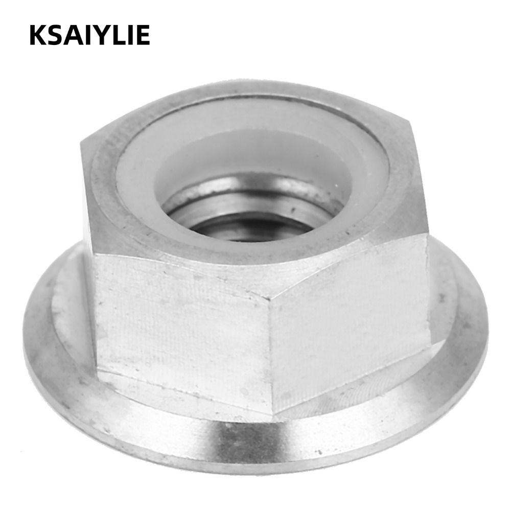 Đai ốc mặt bích lục giác M5-M14 từ hợp kim titan cường độ cao, dùng cho bảo trì xe đạp