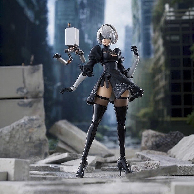 Mô Hình Figma 2B Ver1.1a - NieR:Automata (YoRHa No.2 Type B) Figure Chính Hãng (Max Factory)