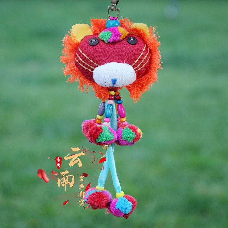 Móc khóa Thái Lan móc khóa dễ thương treo móc khóa hoạt hình sư tử du lịch quà tặng lưu niệm du lịch