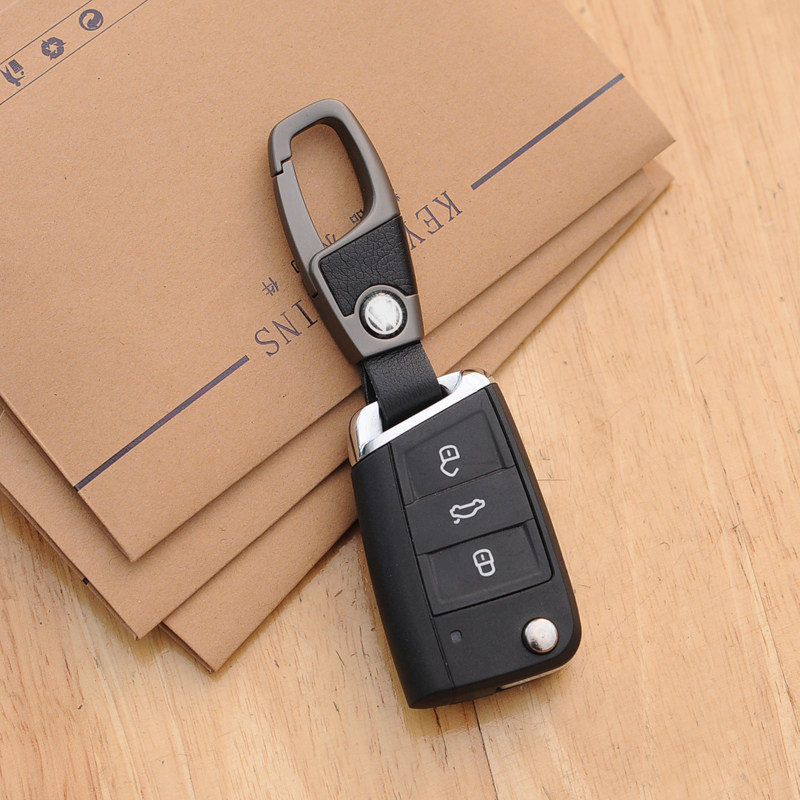 móc khoá tết móc khoá ngựa Móc khóa ô tô móc thắt lưng sáng tạo nam mặt dây da cá tính đơn giản phù 