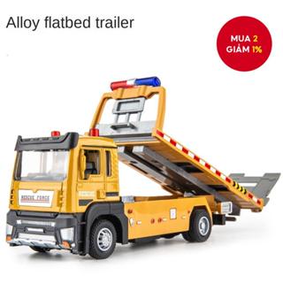 Đồ chơi cứu hộ xe tải kéo hợp kim, Xe xây dựng cho bé trai, Xe đồ chơi
