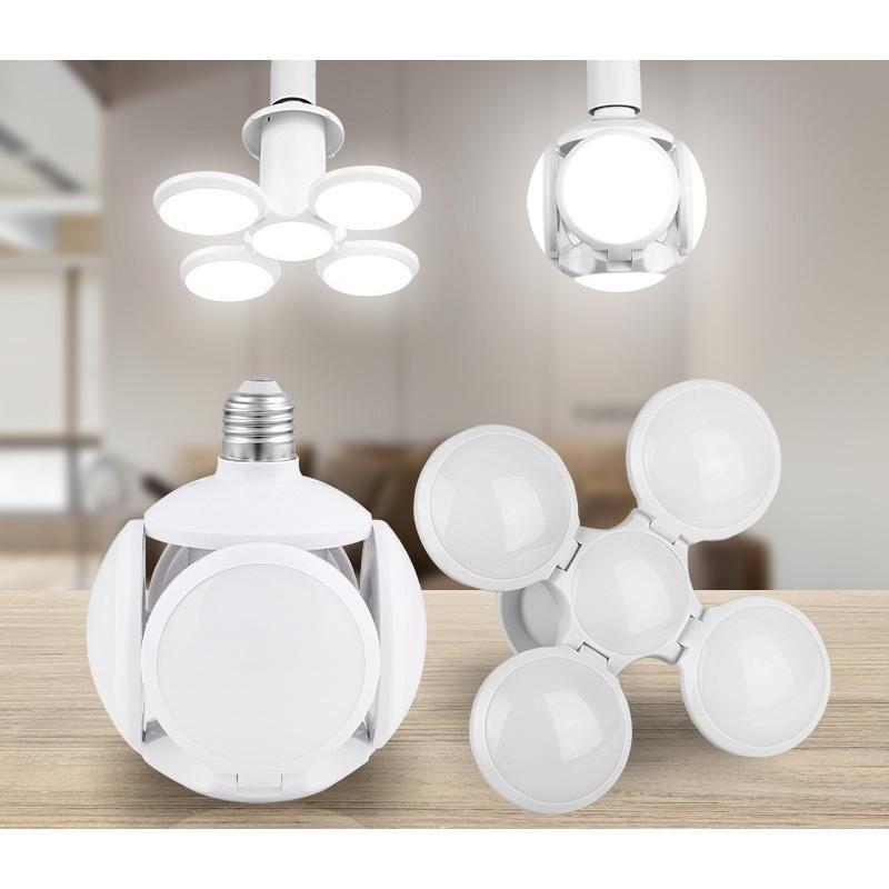 BÓNG ĐÈN TÍCH ĐIỆN HÌNH TRÁI BANH 4 CÁNH - SIÊU SÁNG - Bóng Đèn Led 4 Cánh 5 BÓNG Công Suất 40W Đèn 