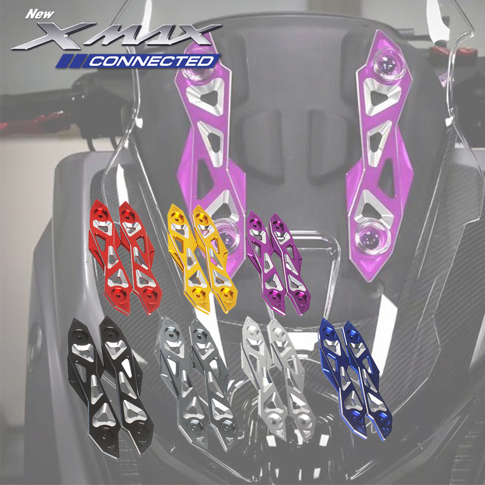 NMAX155 2025 Kính Chắn Gió Giá Đỡ Kính Chắn Gió Bao Da Sản Xuất Bằng Hợp Kim Nhôm Cho NMAX155 2025 N