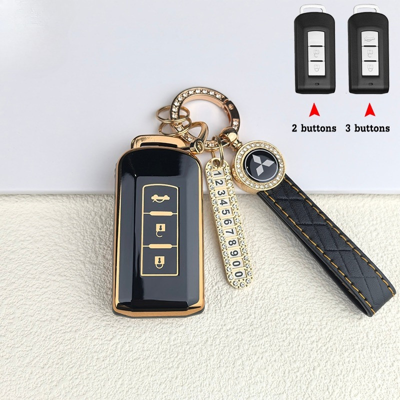 Ốp Chìa Khóa Xe Mitsubishi Mirage Dành Cho Mitsubishi Mirage / Pajero / Attrage / montero / Triton /