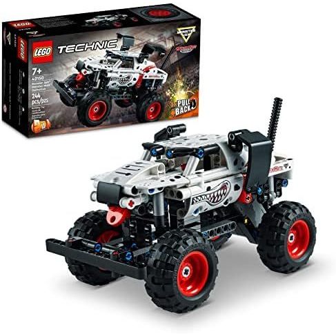 LEGO Technic Monster Jam Monster Mutt Dalmatian, Đồ chơi đua xe kéo lùi 2in1, Ý tưởng quà tặng sinh 