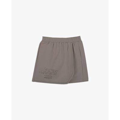 SKECHERS - Quần short nữ giả váy lưng thun Sanrio_SL425W619-0225