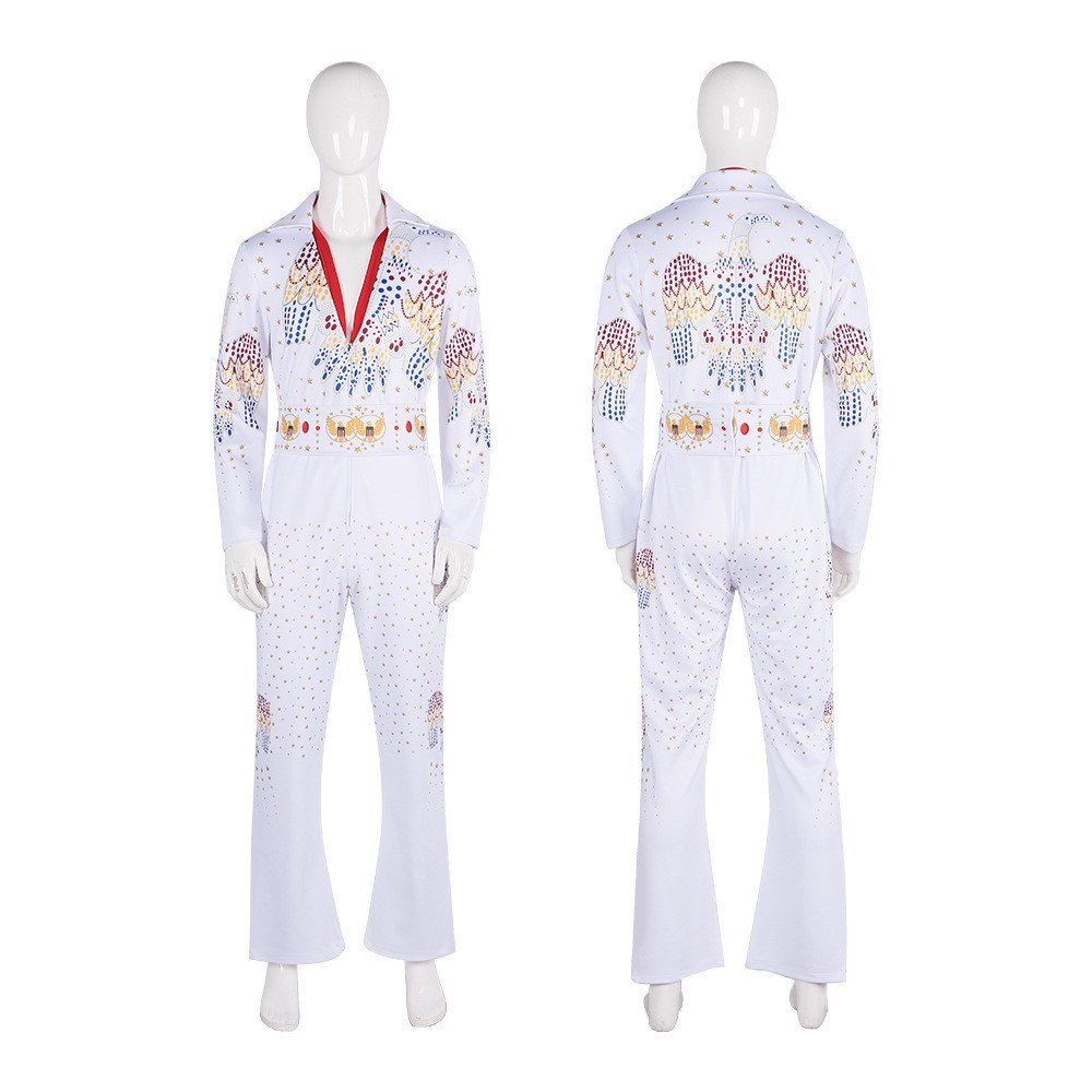 Mới Trang phục cosplay Halloween theo phong cách Elvis Presley nhạc rock