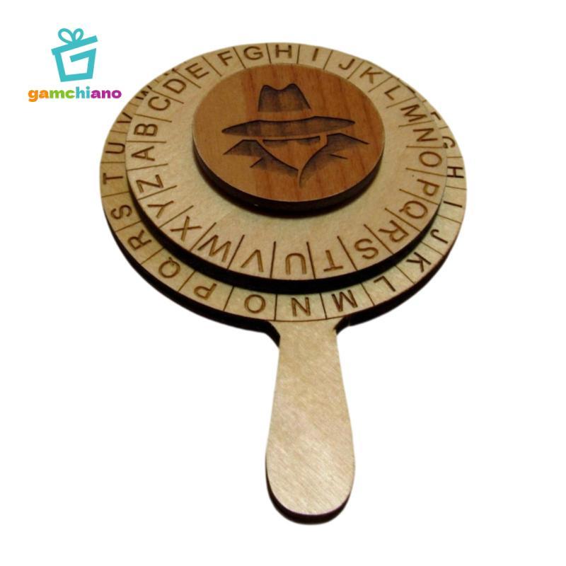 Gamchiano It Escape Room Cipher Wheel, Phụ kiện chống đỡ phòng thoát, Đĩa thám tử,