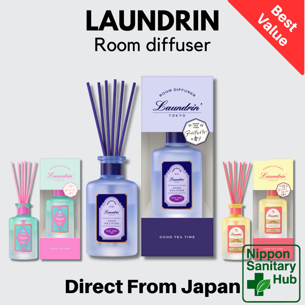 Laundrin Room Fragrance Diffuser Earl Grey Tea Scent Home Use 100 ml Japan