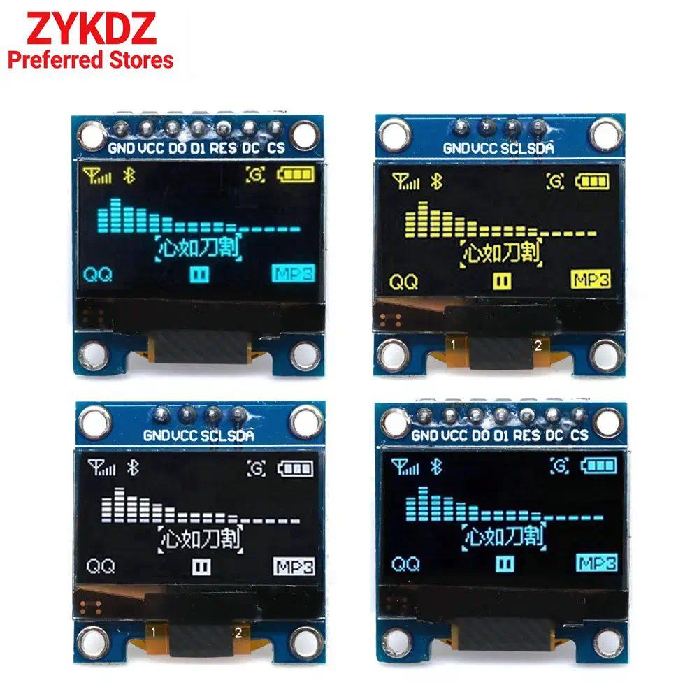 Chứng nhận ROHS 0,96 inch Oled IIC Serial White OLED Display Module 128X64 I2C SSD1306 12864 Bảng mà