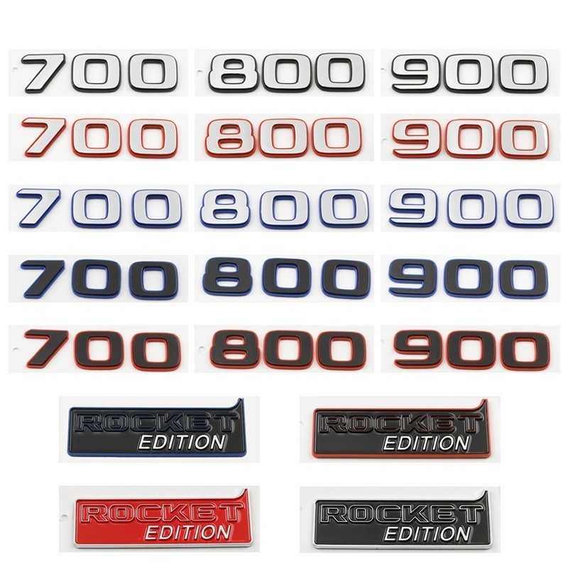 Mercedes Benz G-Class BRABUS ROCKET EDITION logo 700 800 900 huy hiệu G63 G65 G700 G800 G900 G500 sử