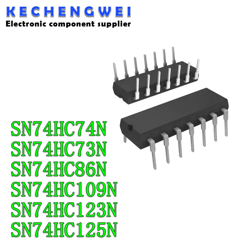 5 CHIẾC SN74HC74N 74HC74 DIP-14 74HC74N SN74HC73N SN74HC86N SN74HC109N SN74HC125N SN74HC123N 74HC86 