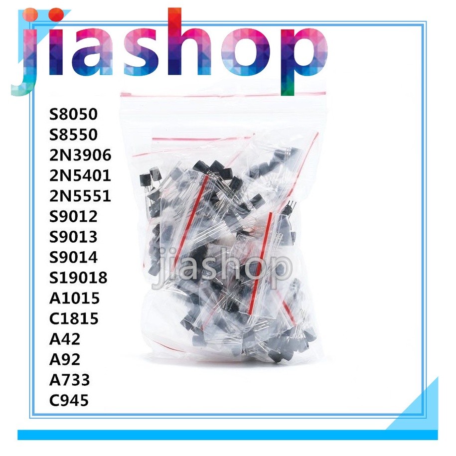 Bộ Transistor Thường Được Sử Dụng TO-92 A42 A92 2N5551 2N5401 2N3904 S8050 S8550 S9012 S9013 S9014 9