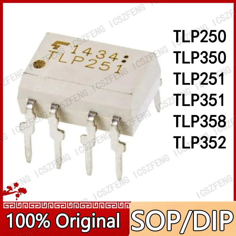 5 CÁI TLP250 TLP251 TLP351 TLP350 TLP358 TLP352 DIP SOP-8 optoisolator bộ ghép nối quang điện