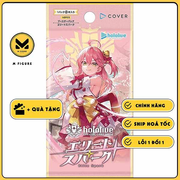 THẺ BÀI Hololive OFFICIAL CARD GAME - Booster Pack Elite Spark PACK CARD CHÍNH HÃNG
